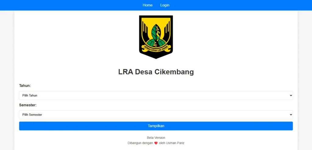 source code aplikasi lra desa