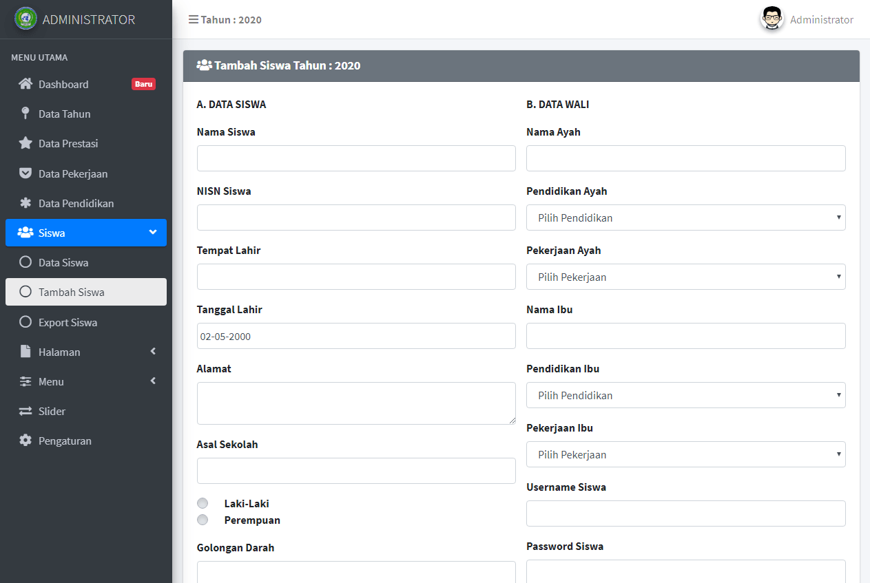 source code ppdb online