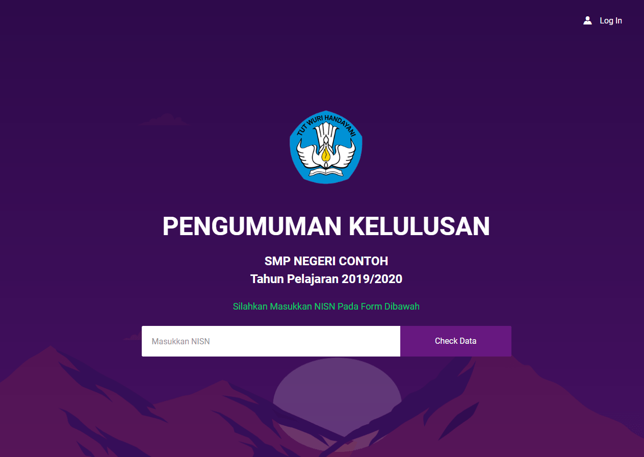 source Code Aplikasi Kelulusan Siswa